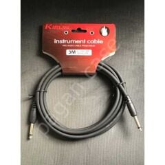 Kirlin IC-241 Enstrüman Kablosu – 6.35mm Mono (TS) Jak – Yüksek Kaliteli Performans Kablosu
