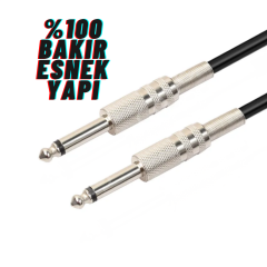 Masterwork Enstürman Kablosu 3 Metre 6.3 mm. Mono El yapımı Premium Kalite