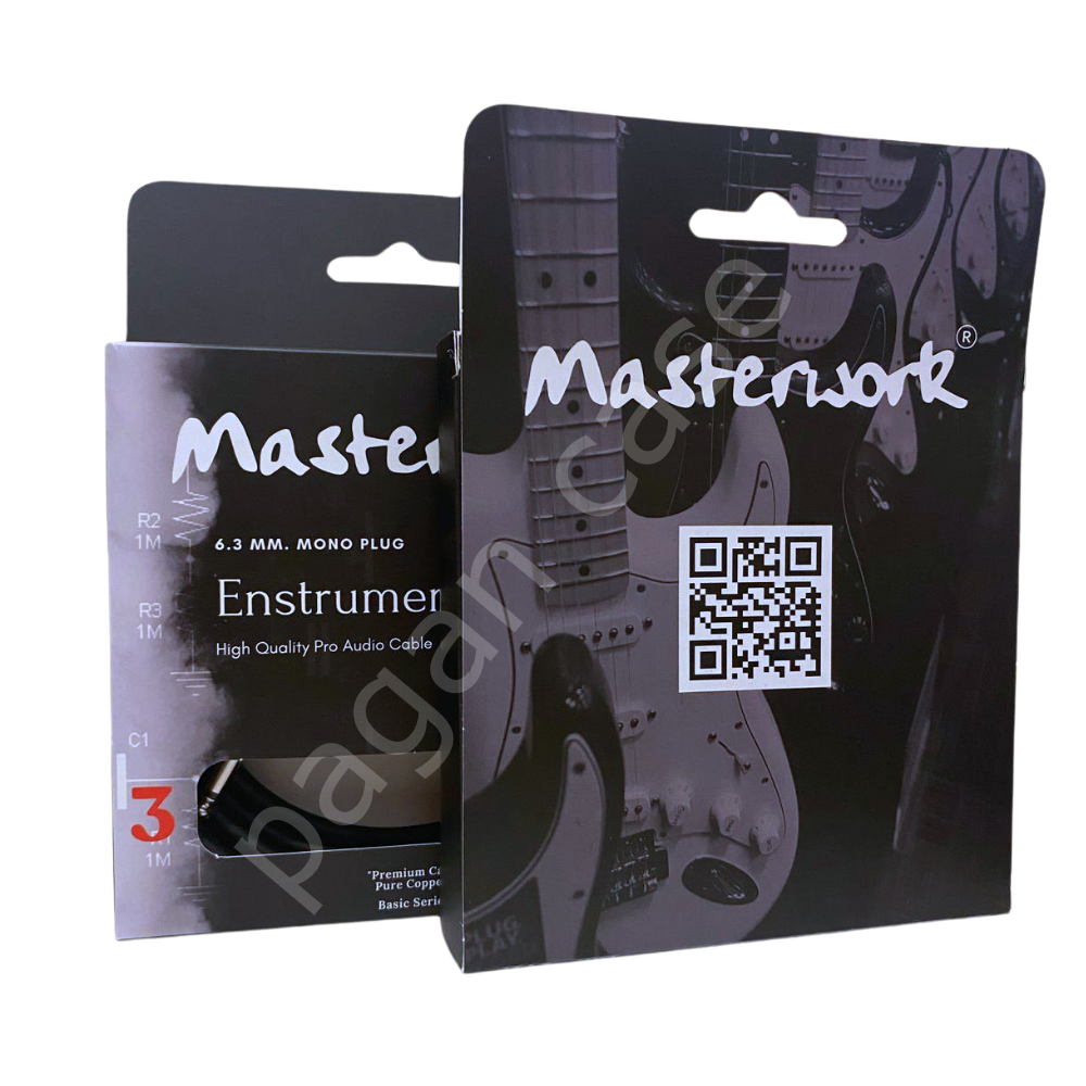 Masterwork Enstürman Kablosu 3 Metre 6.3 mm. Mono El yapımı Premium Kalite